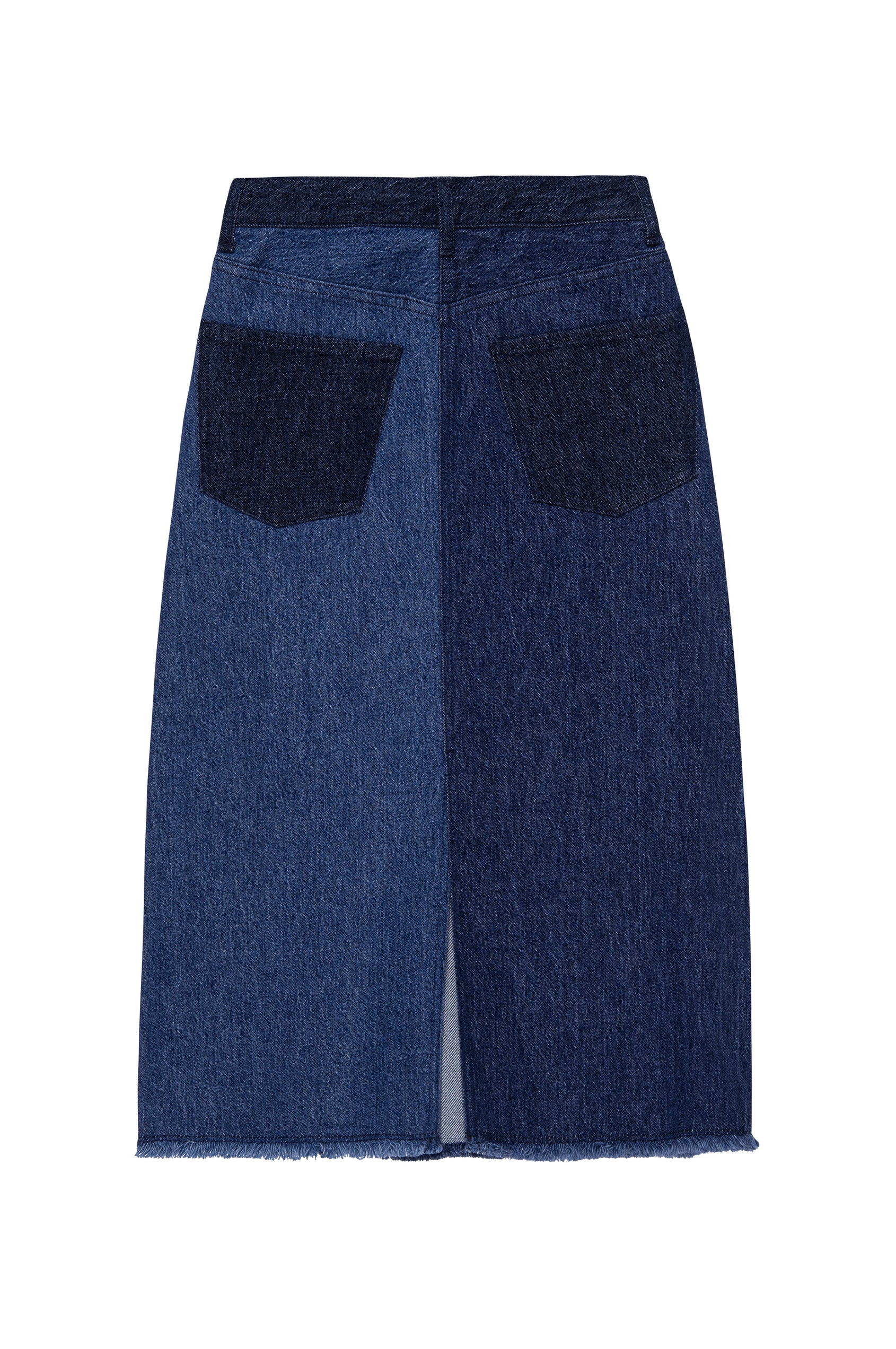 HIGHLAND SKIRT - INDIGO PATCHWORK