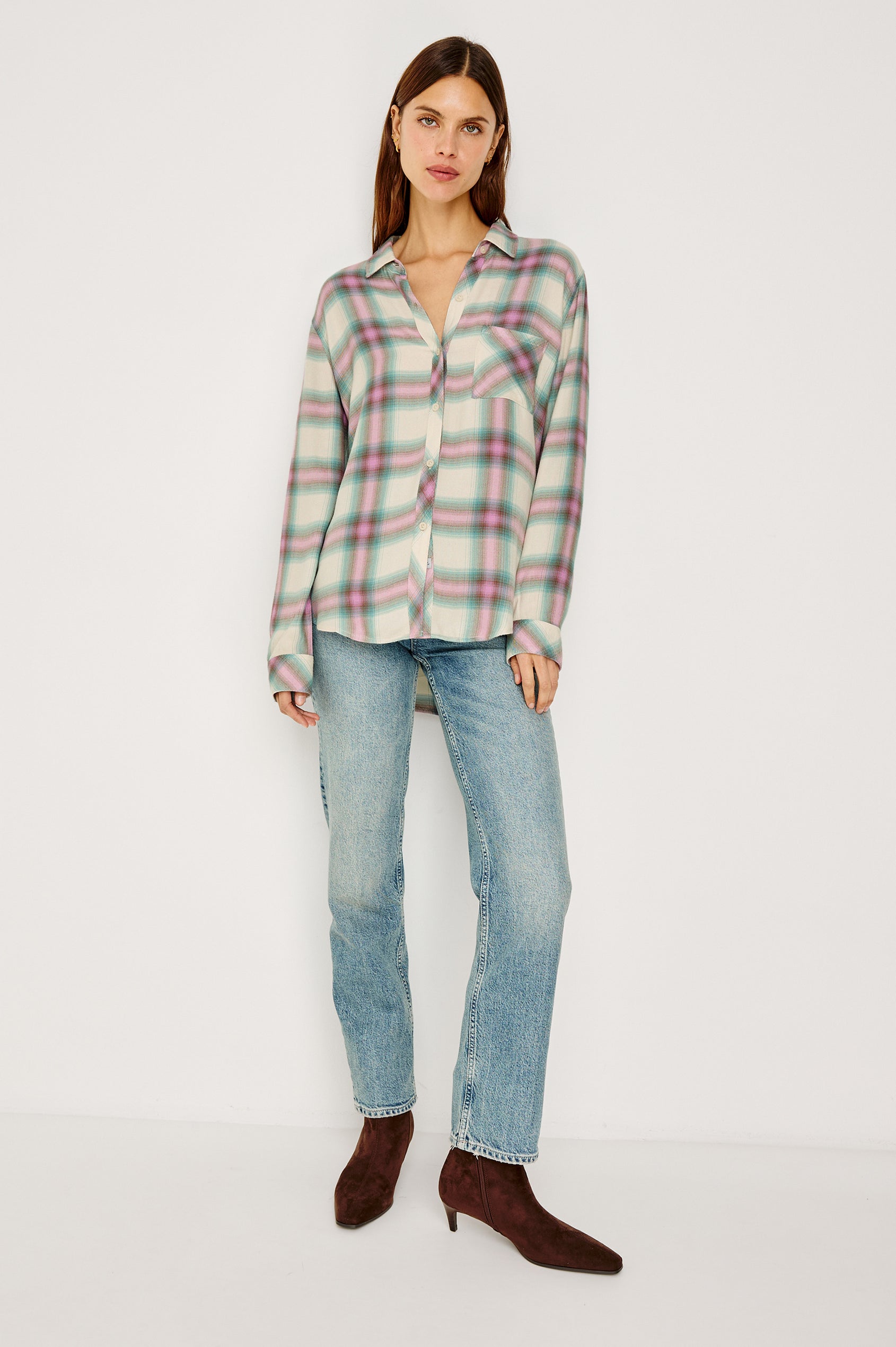 HUNTER SHIRT - PERIWINKLE BLUE