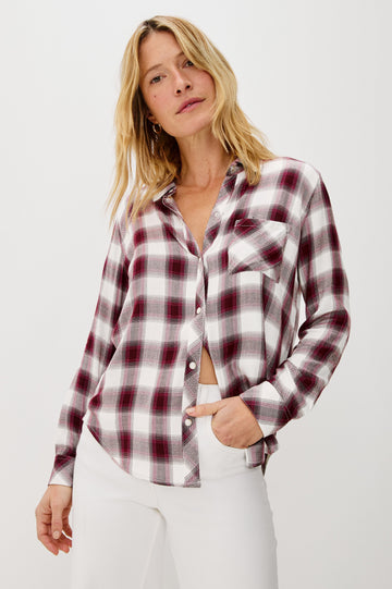 HUNTER SHIRT - RASPBERRY WINE