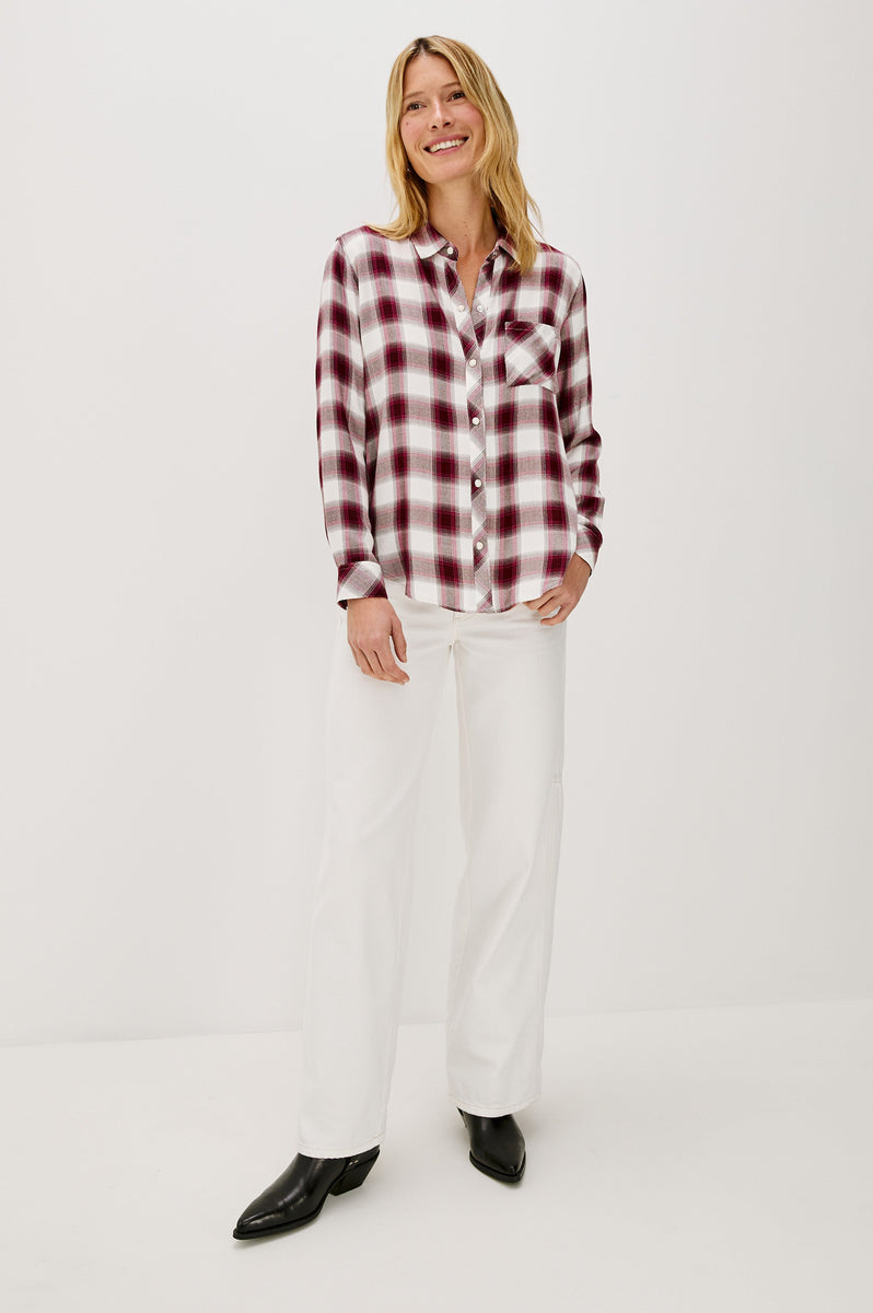 HUNTER SHIRT - RASPBERRY WINE – Rails UK