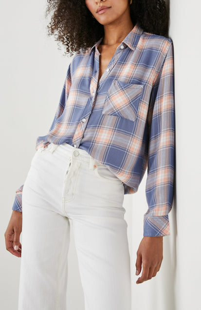 HUNTER SHIRT STEEL PEACH - FRONT