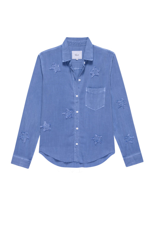 INGRID RAW SHIRT - FRENCH MILITARY STARS
