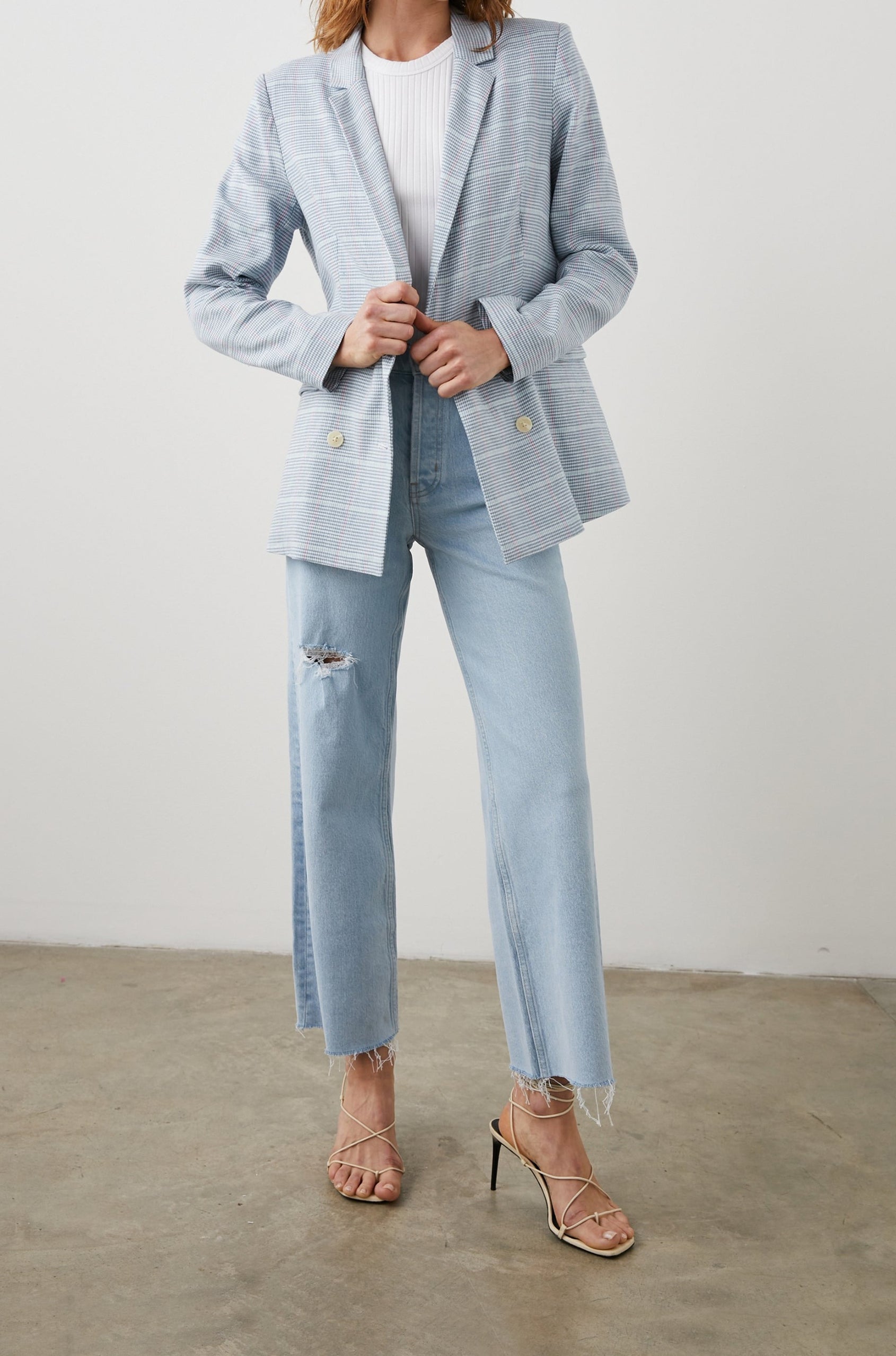 JAC BLAZER NORDIC CHECK - FULL FRONT BODY