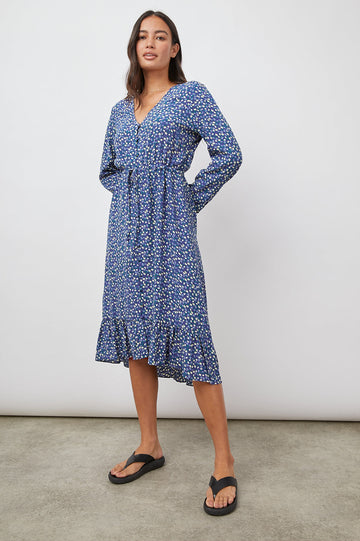 JADE NAVY DITSY FLORAL- FULL FRONT BODY