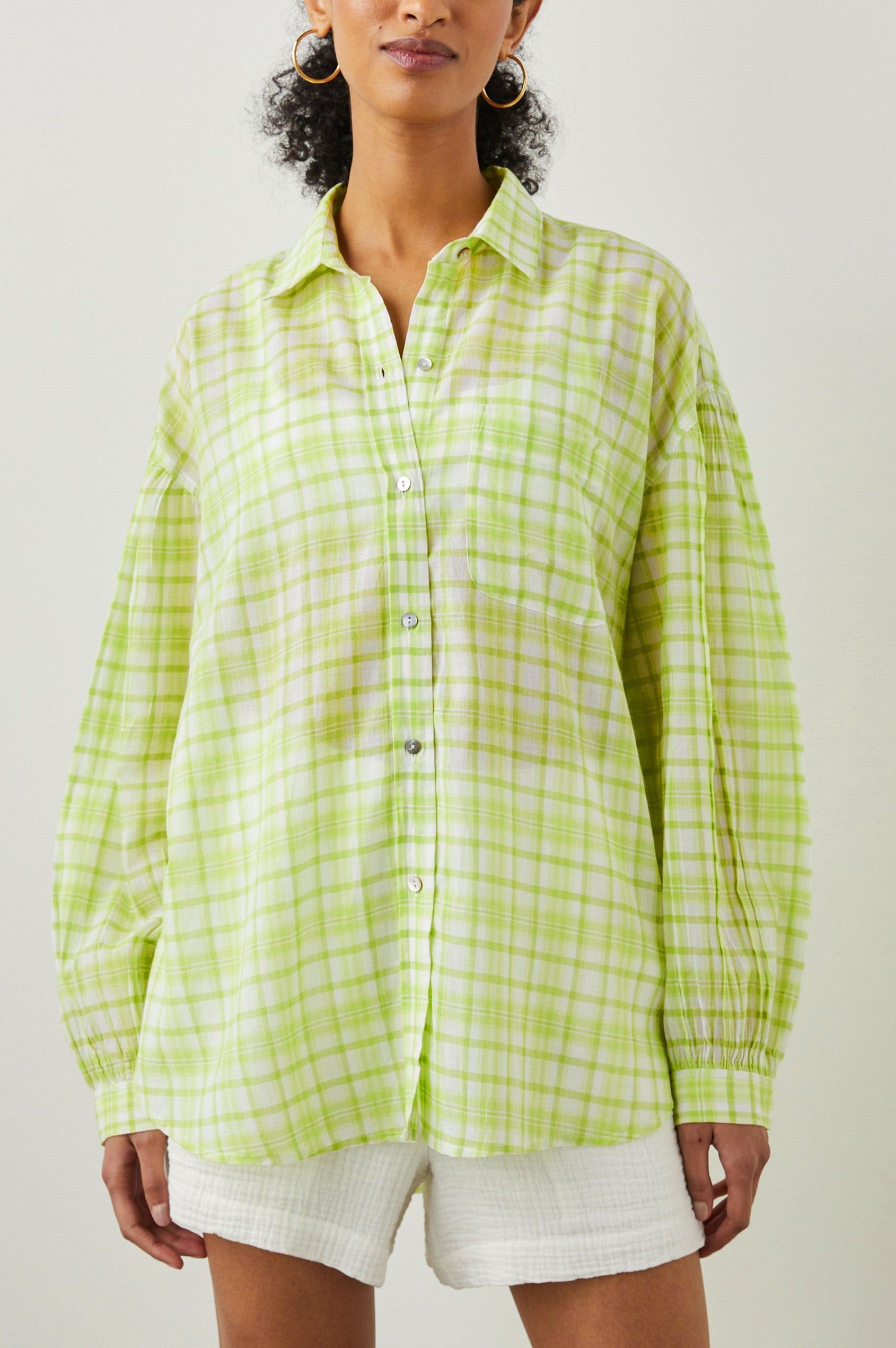 JANAE-LIME-PLAID-FRONT