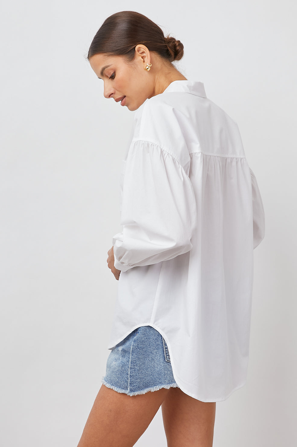 JANAE WHITE BLOUSE-BACK ANGLE