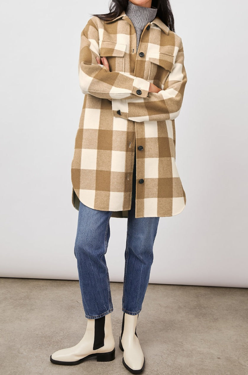 JARO_IVORYCAMELBUFFALOCHECK_FULL FRONT BODY