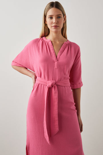 JESSE DRESS HIBISCUS - DETAIL