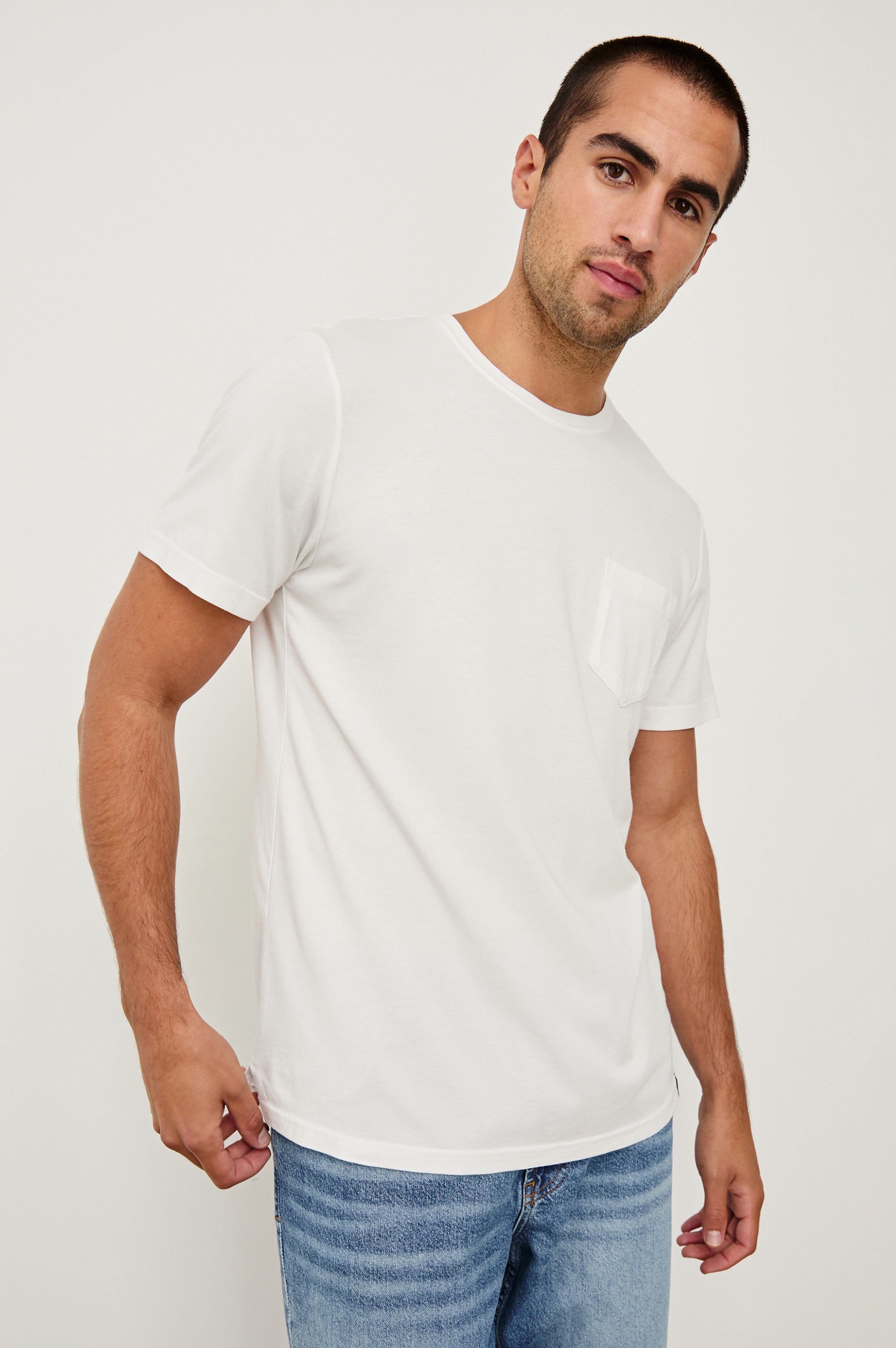 RAILS Johnny T-Shirt in White