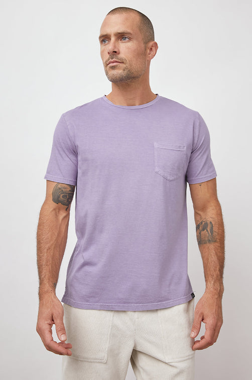 JOHNNY PROVENCE SHORT SLEEVE CREW NECK WITH POCKET-FRONT