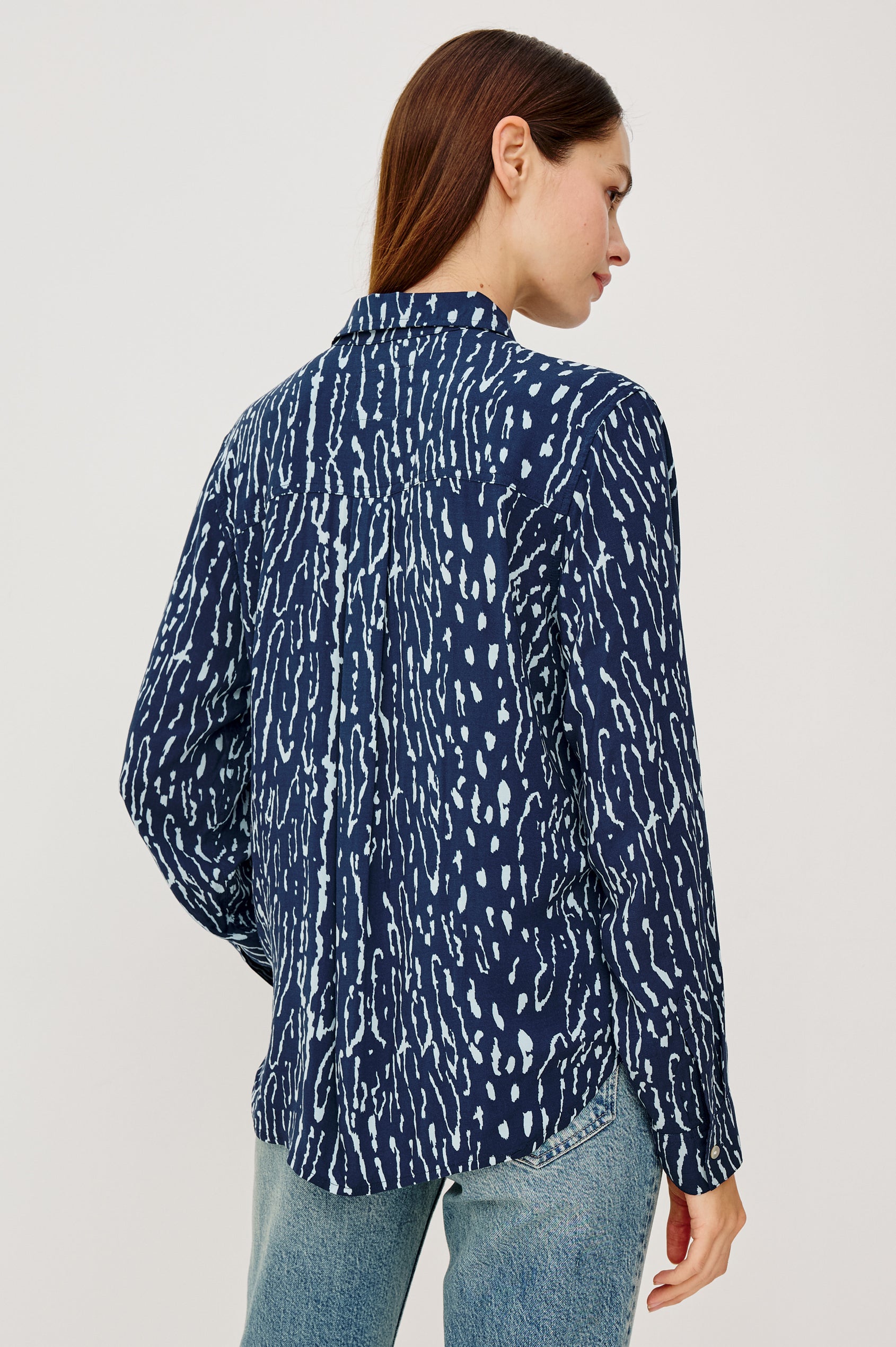 JOSEPHINE SHIRT - DARK NAVY LYNX