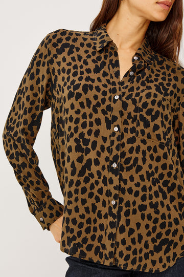 JOSEPHINE SHIRT - TEAK SPOTTED