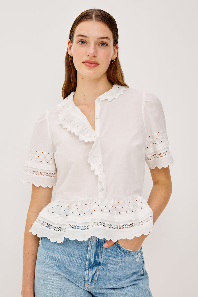 KEETA SHIRT - WHITE – Rails UK