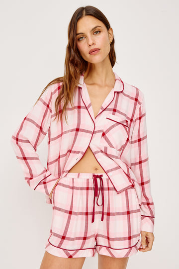 KELLEN PAJAMA SET - PINK CHERRY