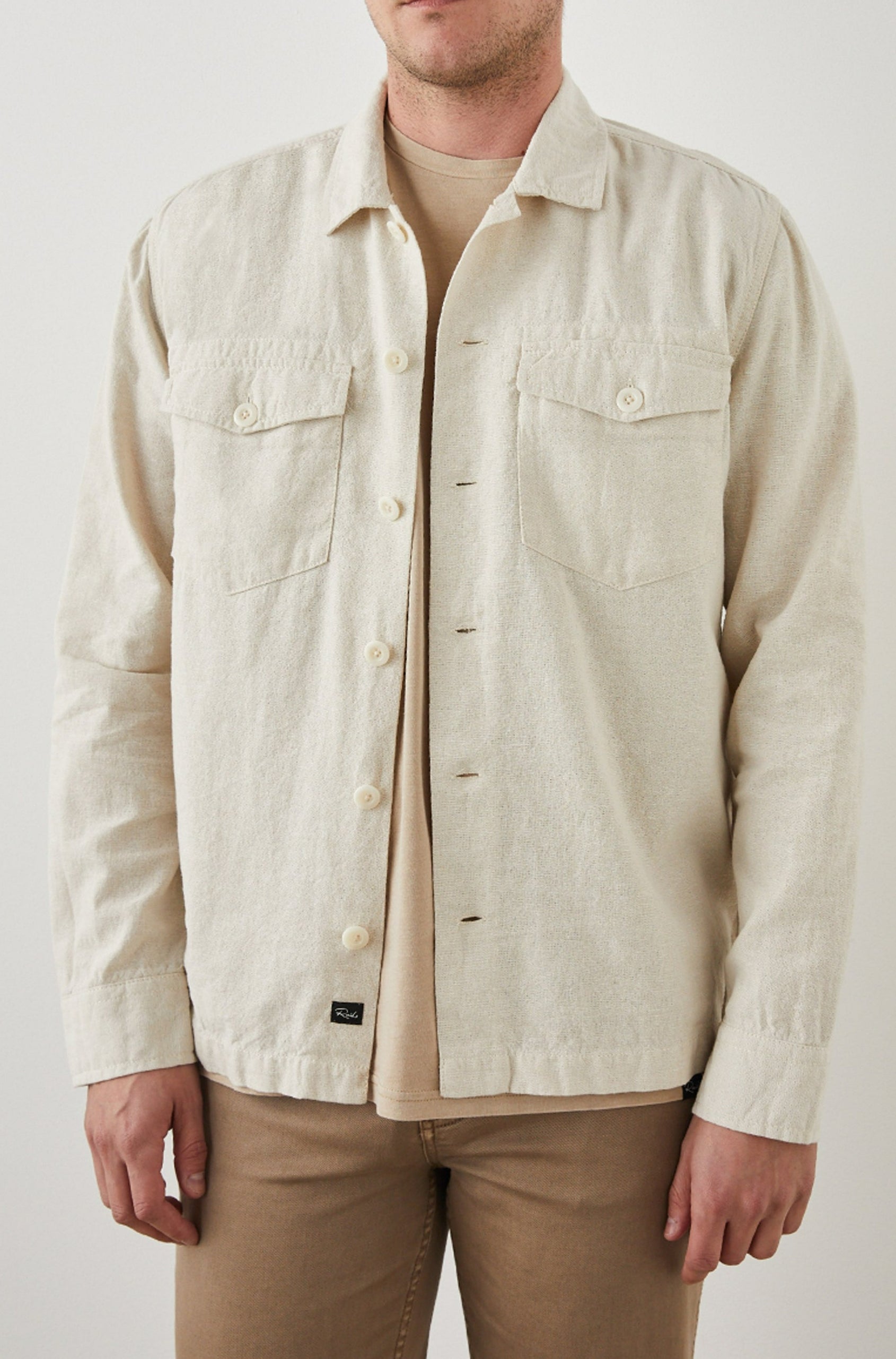 KEROUAC WICKER SHIRT JACKET - FRONT