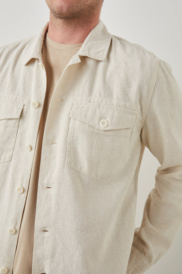 KEROUAC WICKER SHIRT JACKET - DETAIL