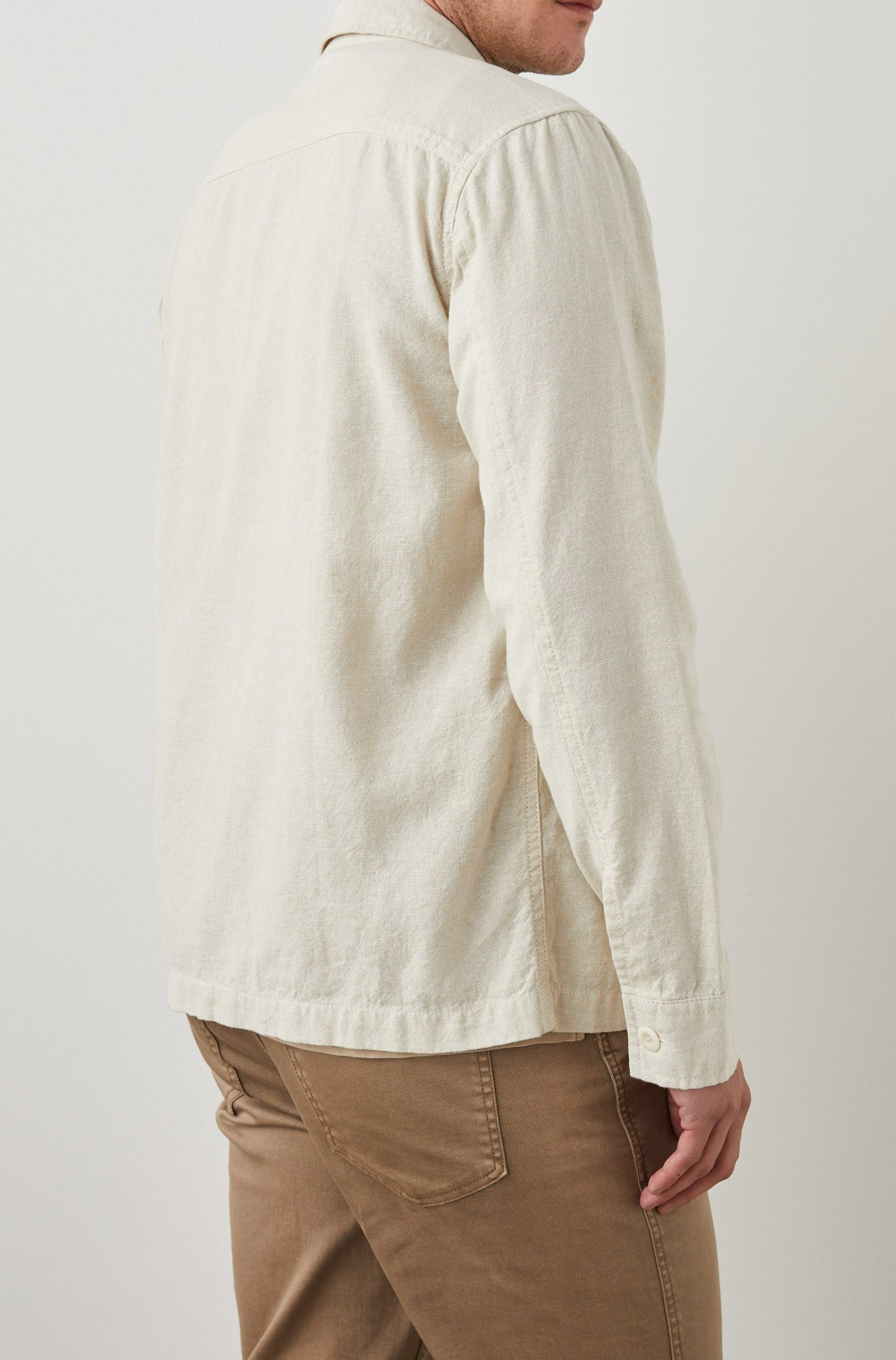 KEROUAC WICKER SHIRT JACKET - BACK