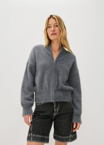 KERRY SWEATER - HEATHER CHARCOAL