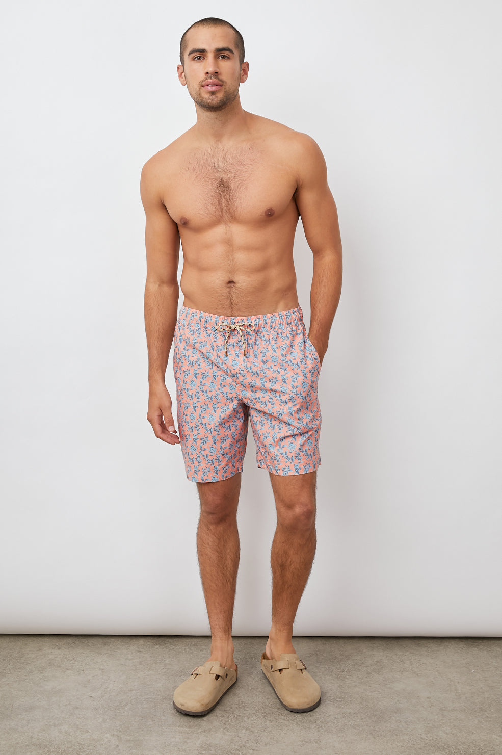 KIAN SCATTERED POSY PEACH -FULL FRONT BODY