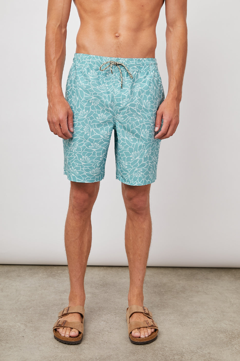 KIAN SERENITY AQUA SHORTS- FRONT