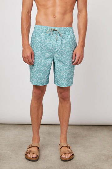 KIAN SERENITY AQUA SHORTS- FRONT