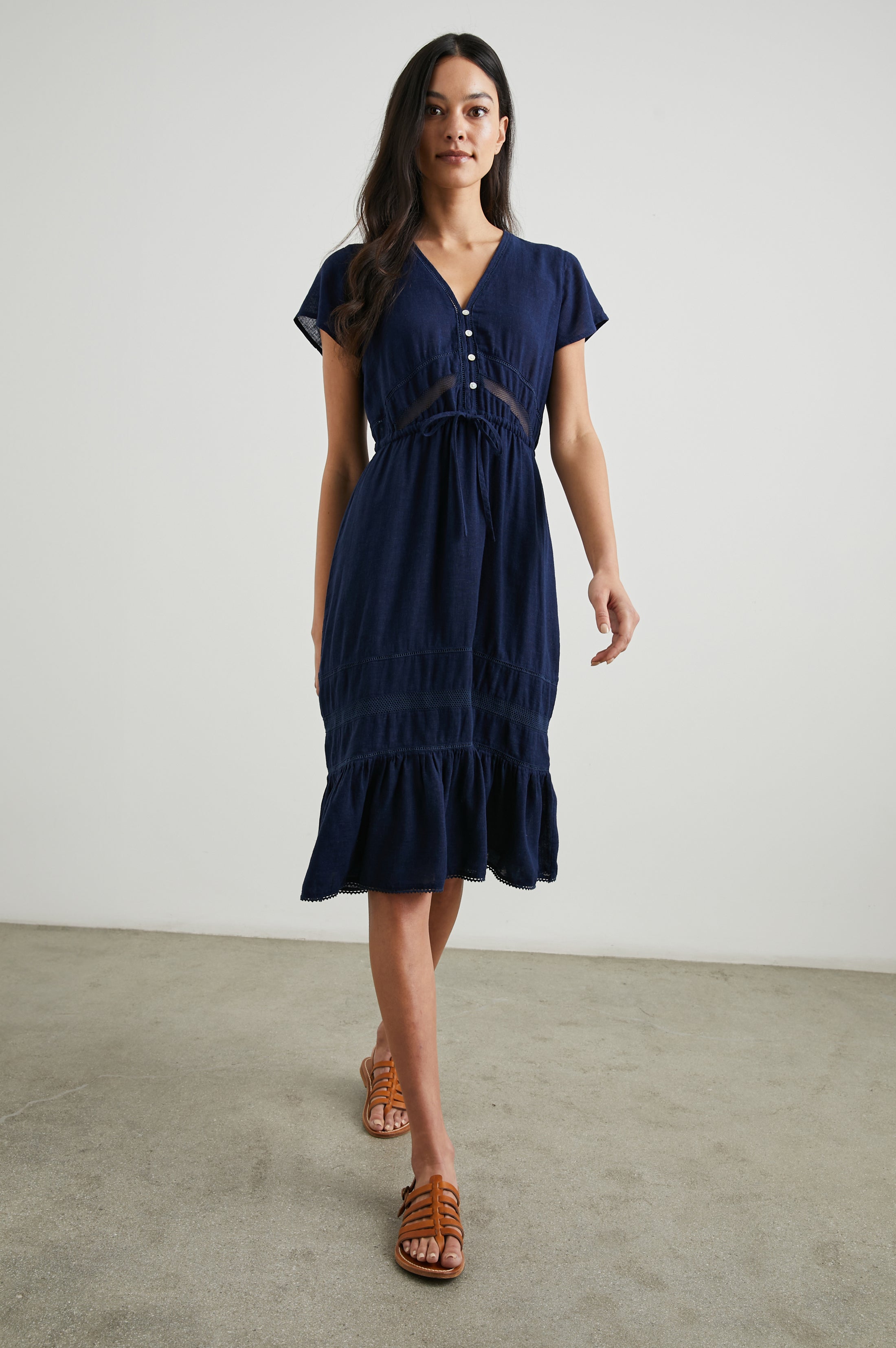 KIKI DRESS - ADMIRAL BLUE – Rails UK