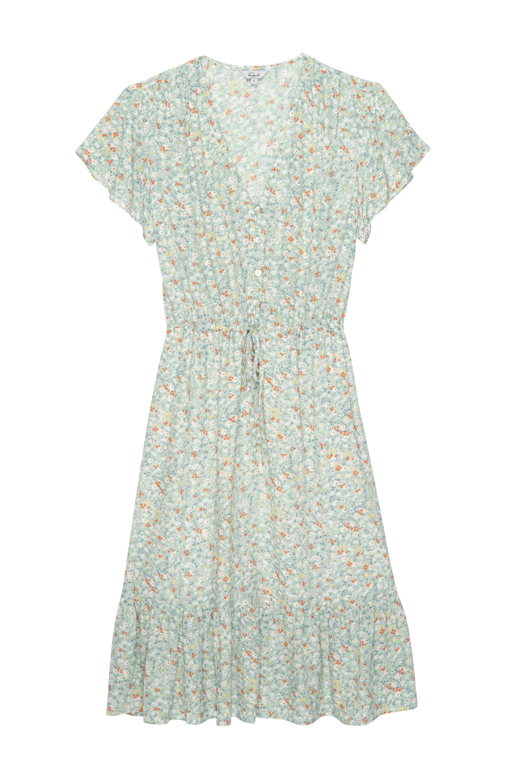 KIKI DRESS - GREEN SUMMER MEADOW