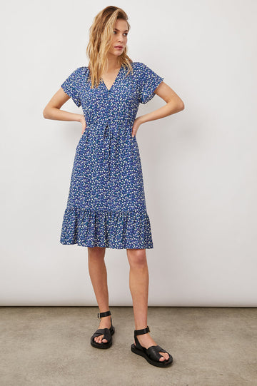 KIKI NAVY DITSY FLORAL- FULL FRONT BODY