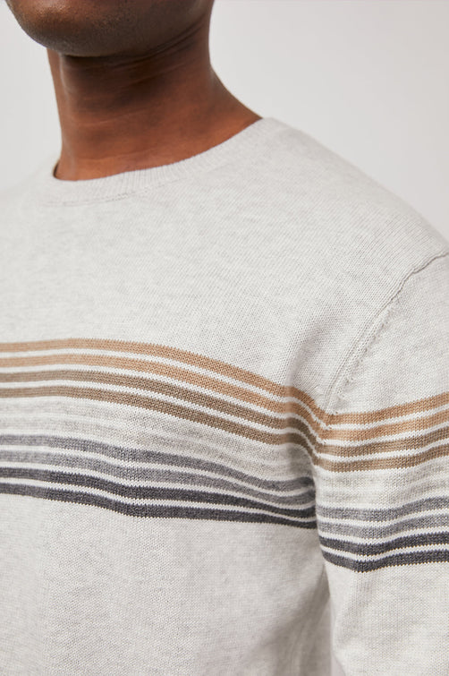 KURAYO ARROW HEAD STRIPE SWEATER-DETAIL