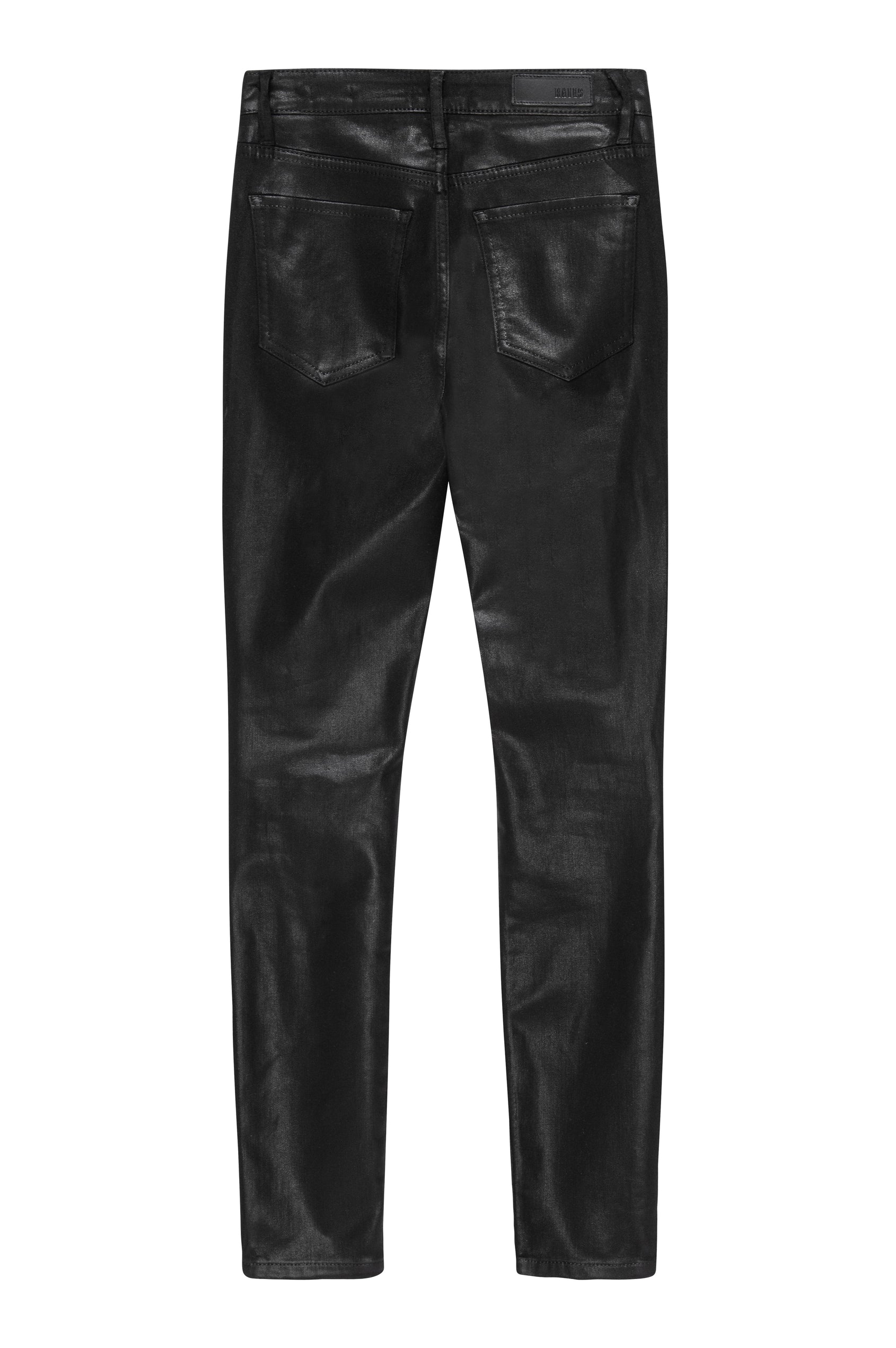 LARCHMONT SKINNY - COATED NOIR