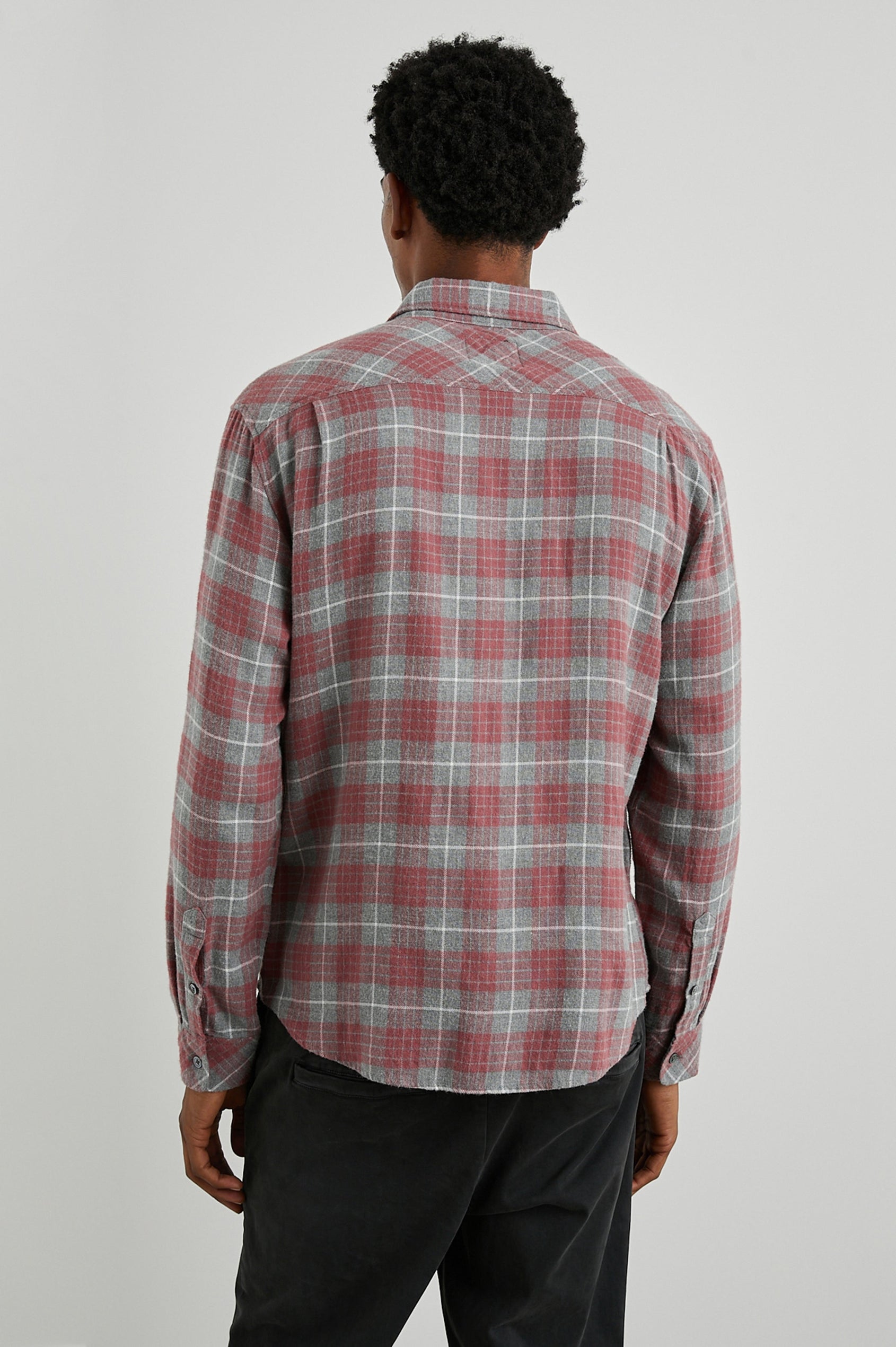 LENNOX BARN STEEL DOVE SHIRT - BACK