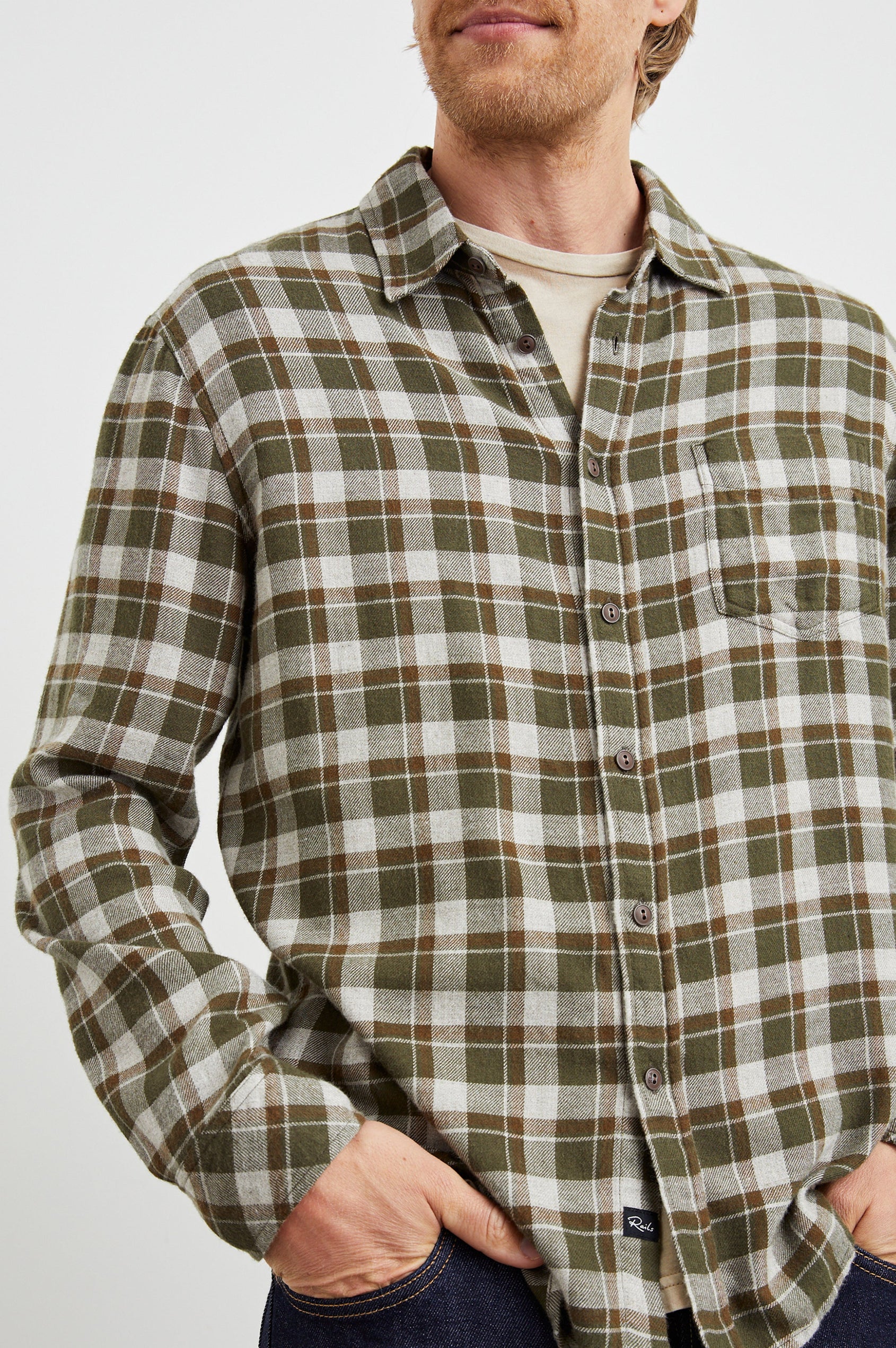 LENNOX SHIRT - IGUANA GREY