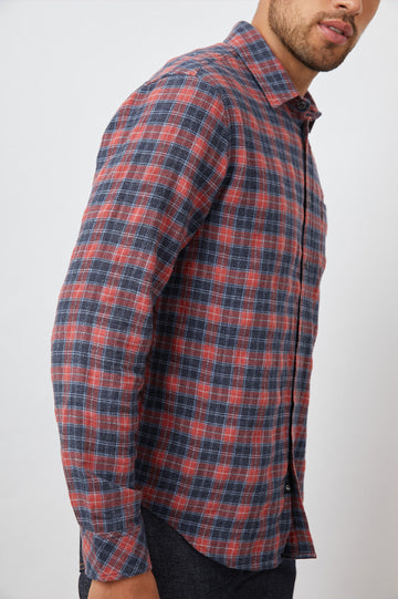 LENNOX SHIRT BARN RIVER SMOKE - ARM DETAILS