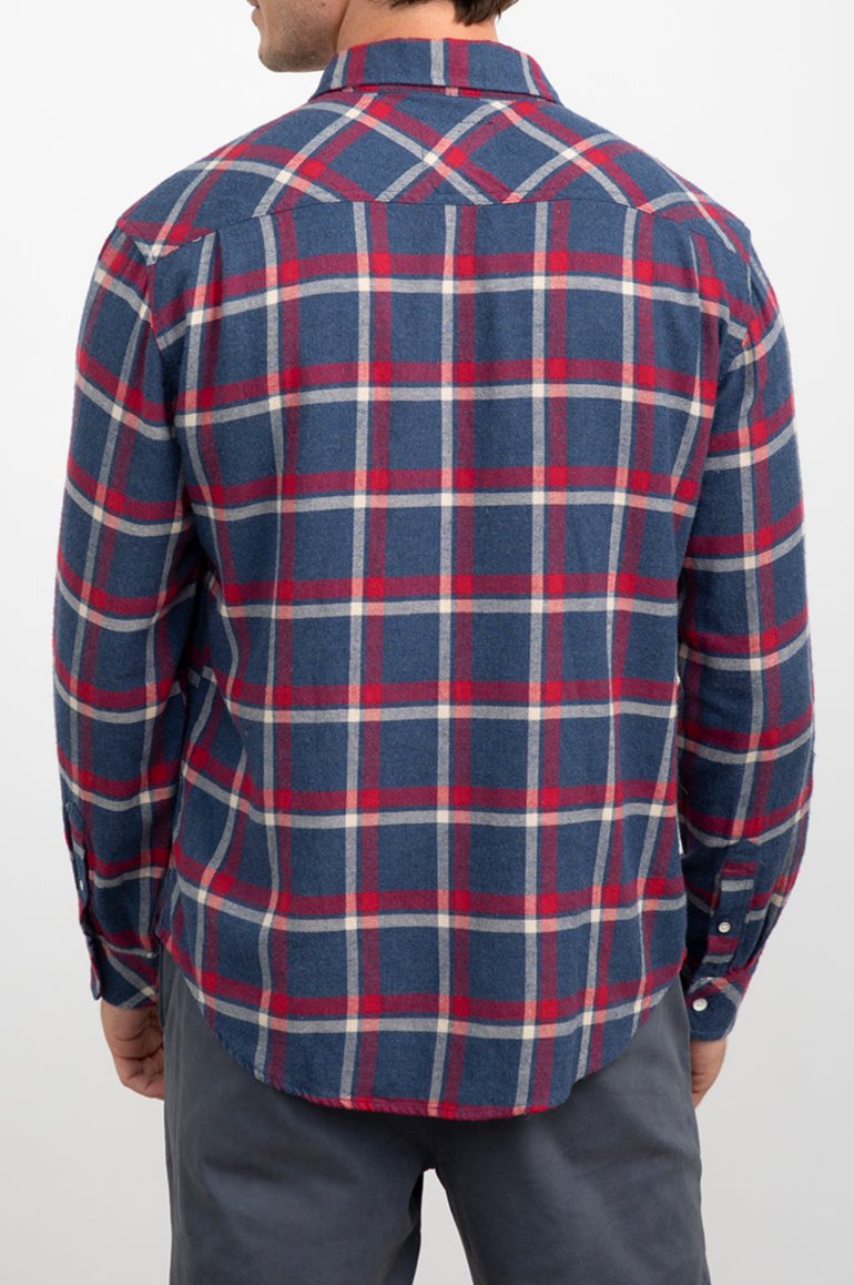 LENNOX CHERRY DENIM MELANGE- BACK BODY