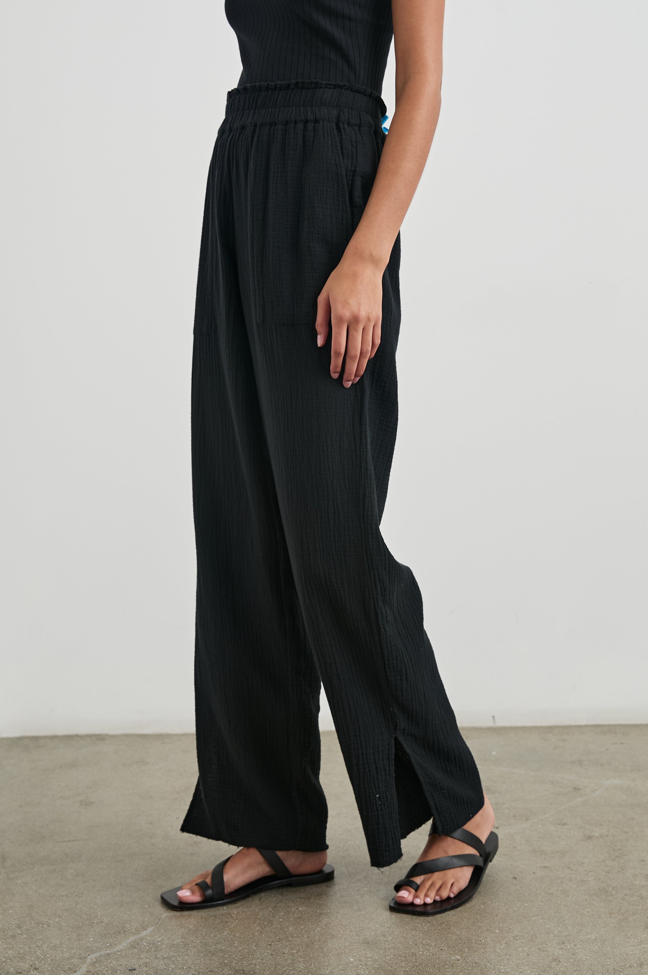 LEON PANT - BLACK – Rails UK