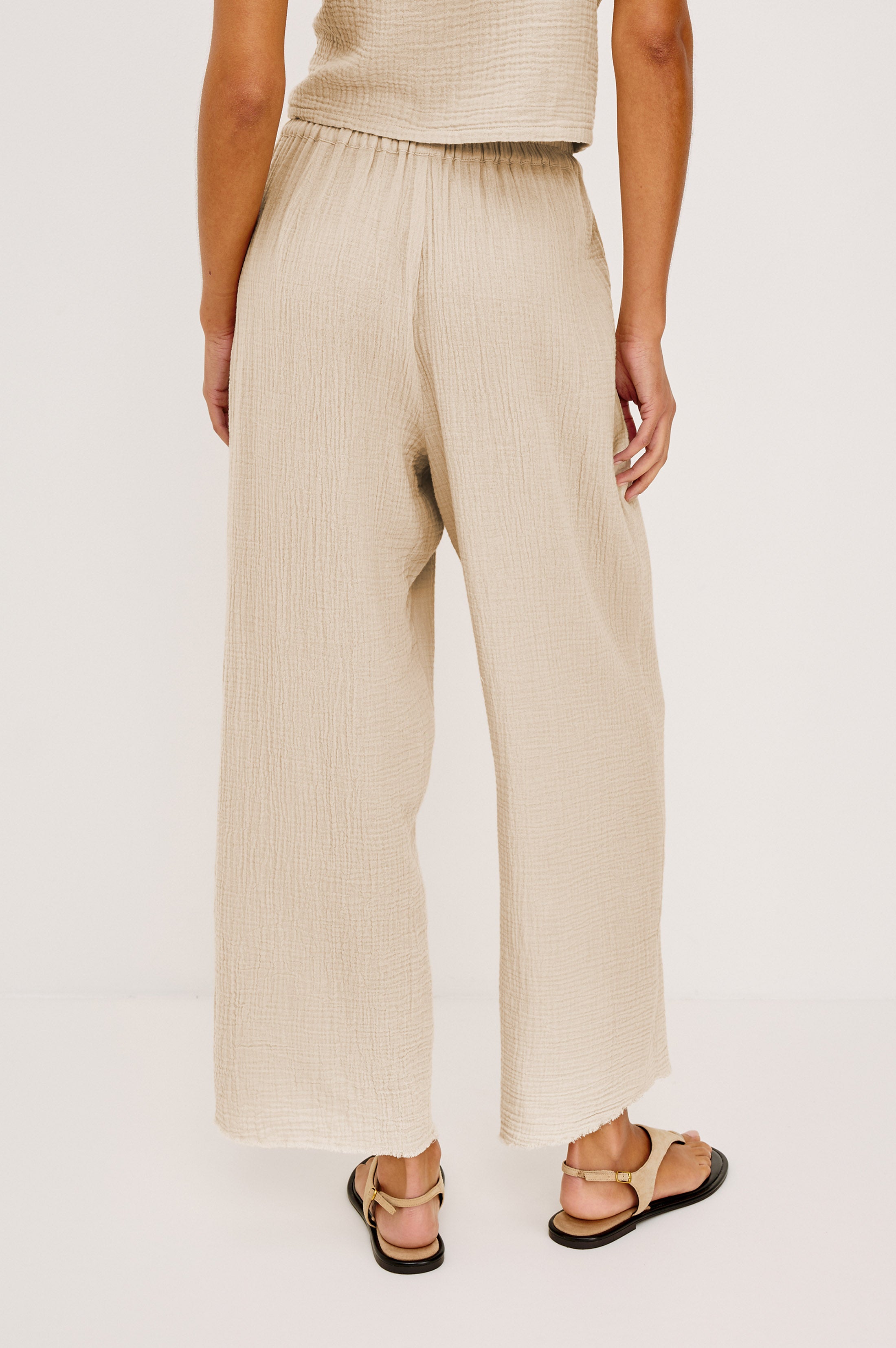 LEON CROP PANT - FLAX – Rails UK