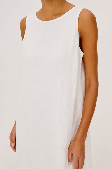LINDSEY DRESS - WHITE