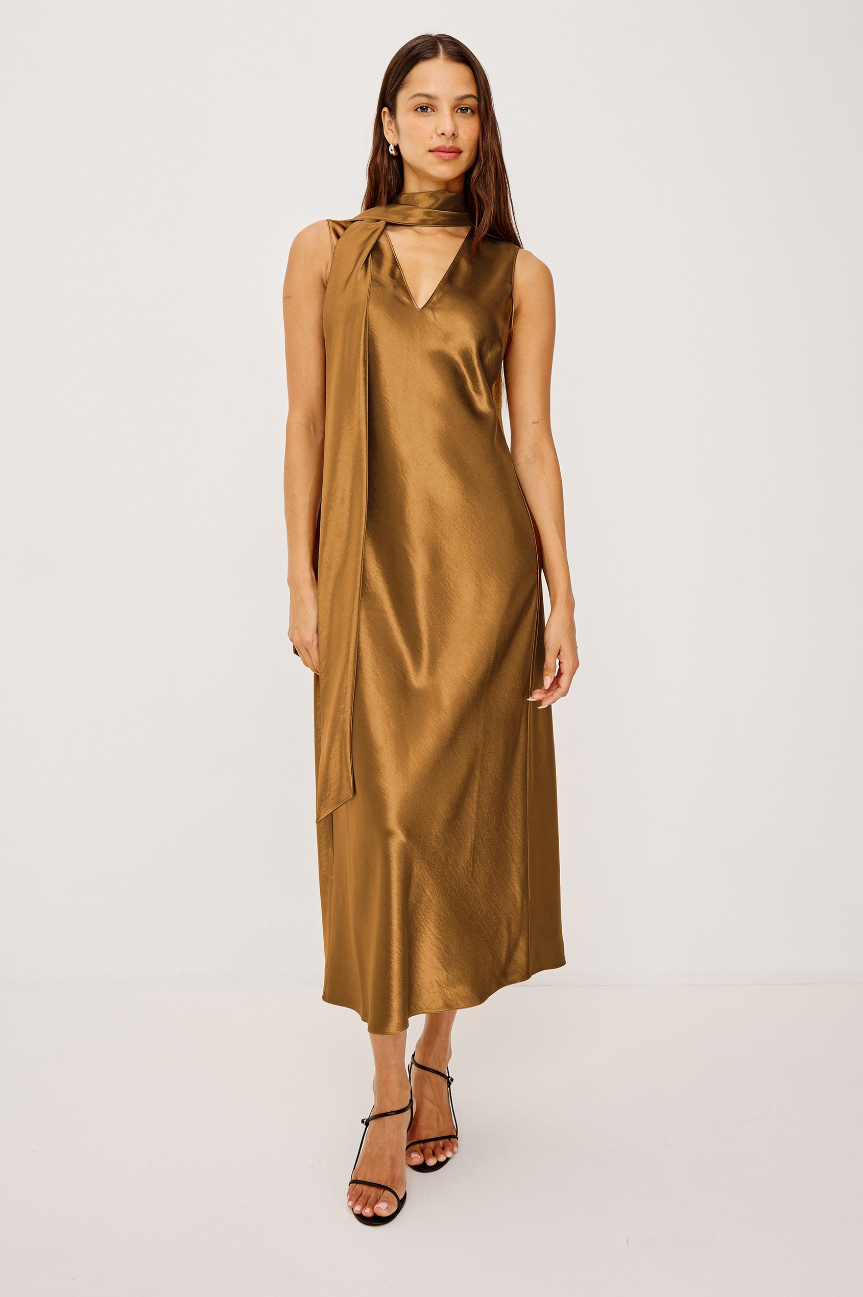 LORENZA DRESS - GINGER