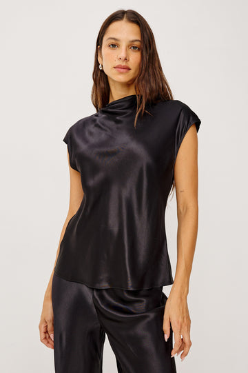 LORETTA TOP - BLACK