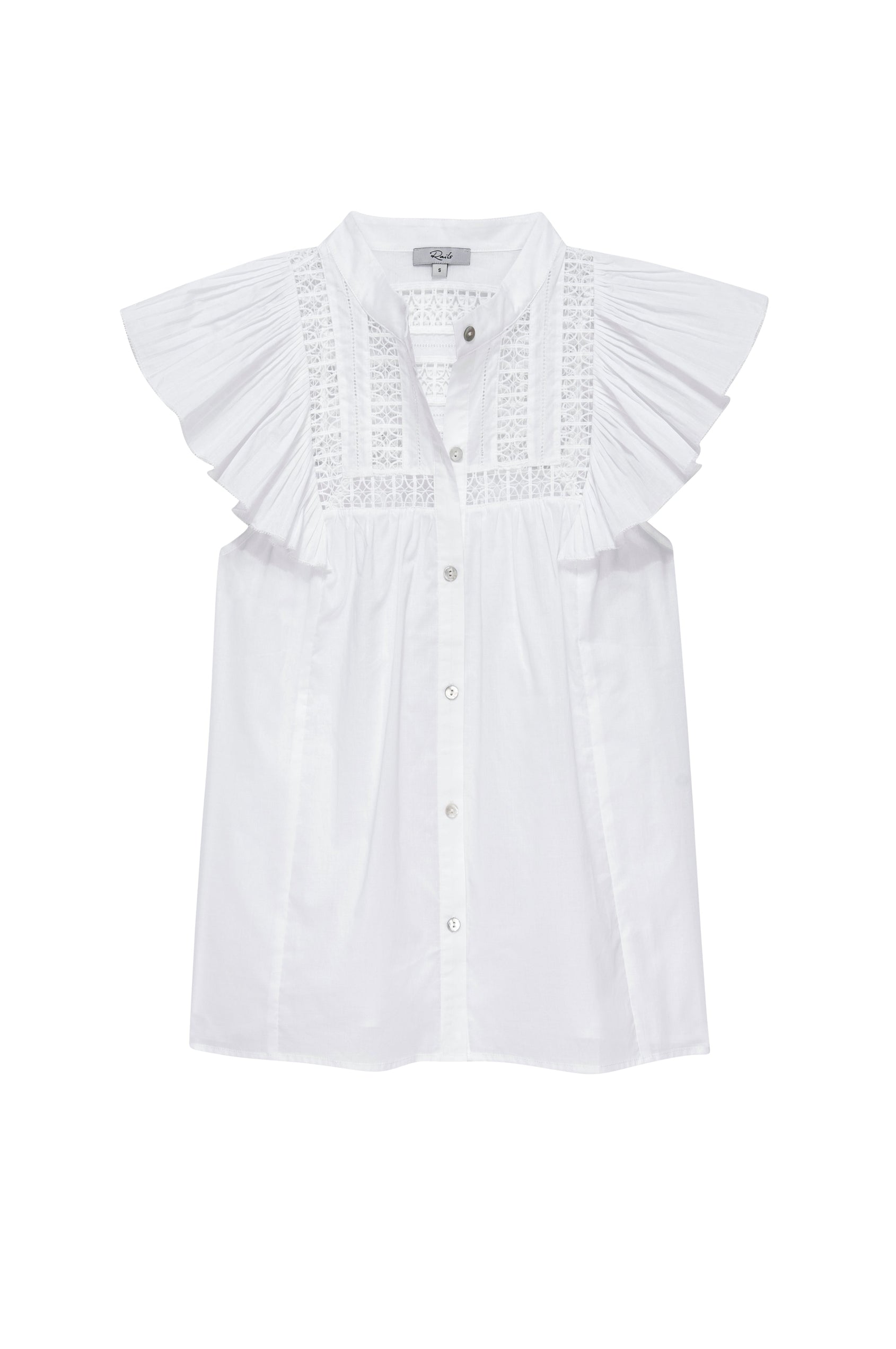 LOUELLA TOP - BEACH WHITE