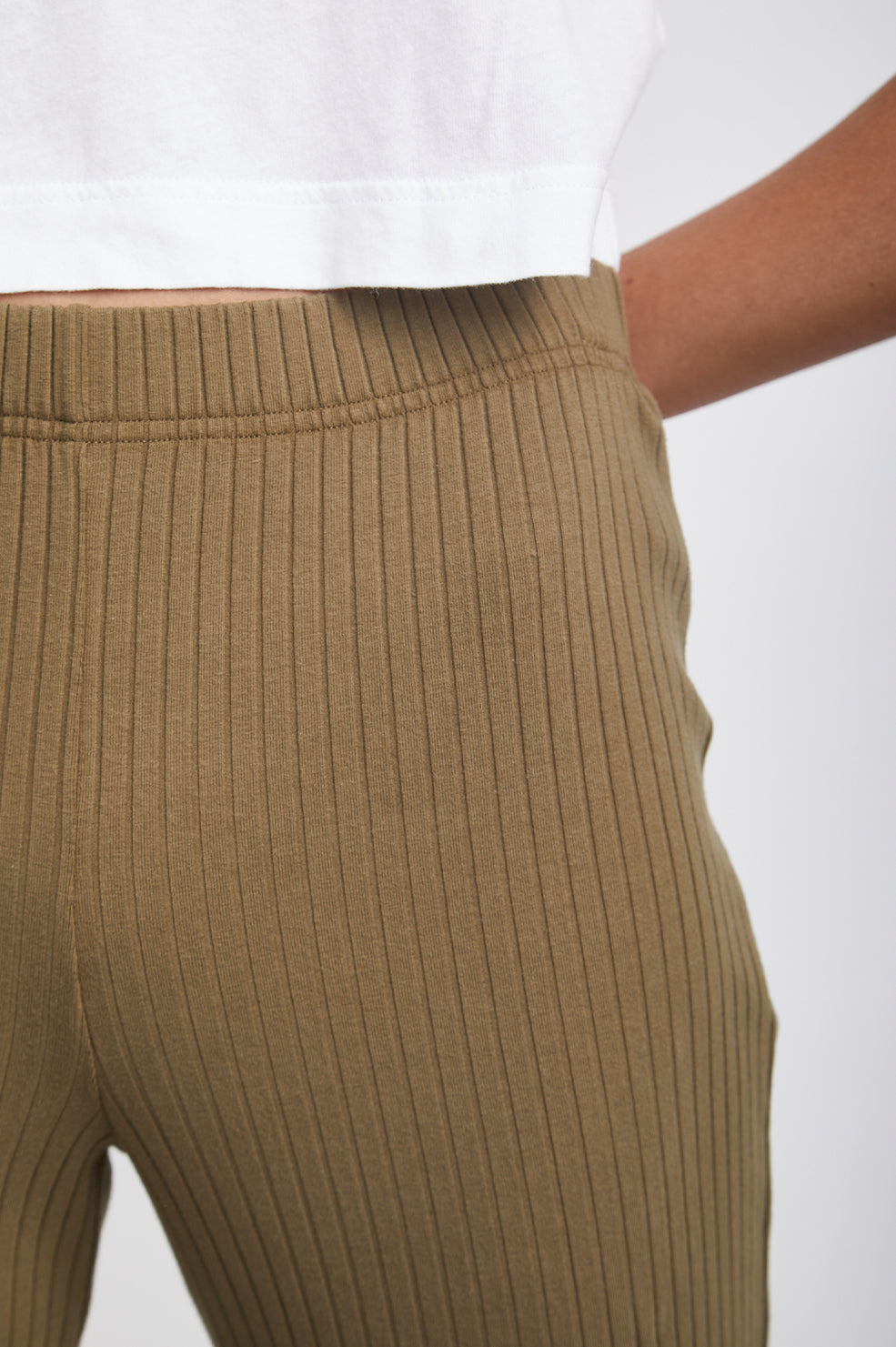 LUCA OLIVE PANT-DETAIL