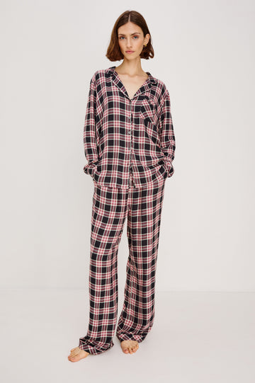 LUNA PAJAMA SET - ONYX PLUM