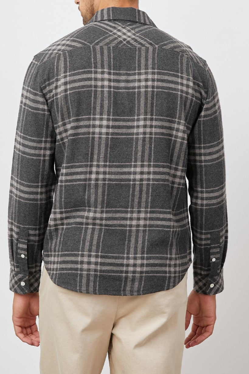 LENNOX SHIRT - CHARCOAL WRAITH MELANGE