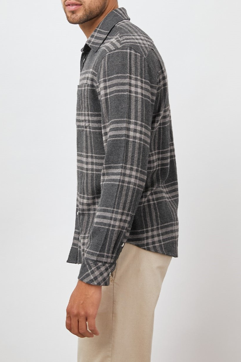 LENNOX SHIRT - CHARCOAL WRAITH MELANGE