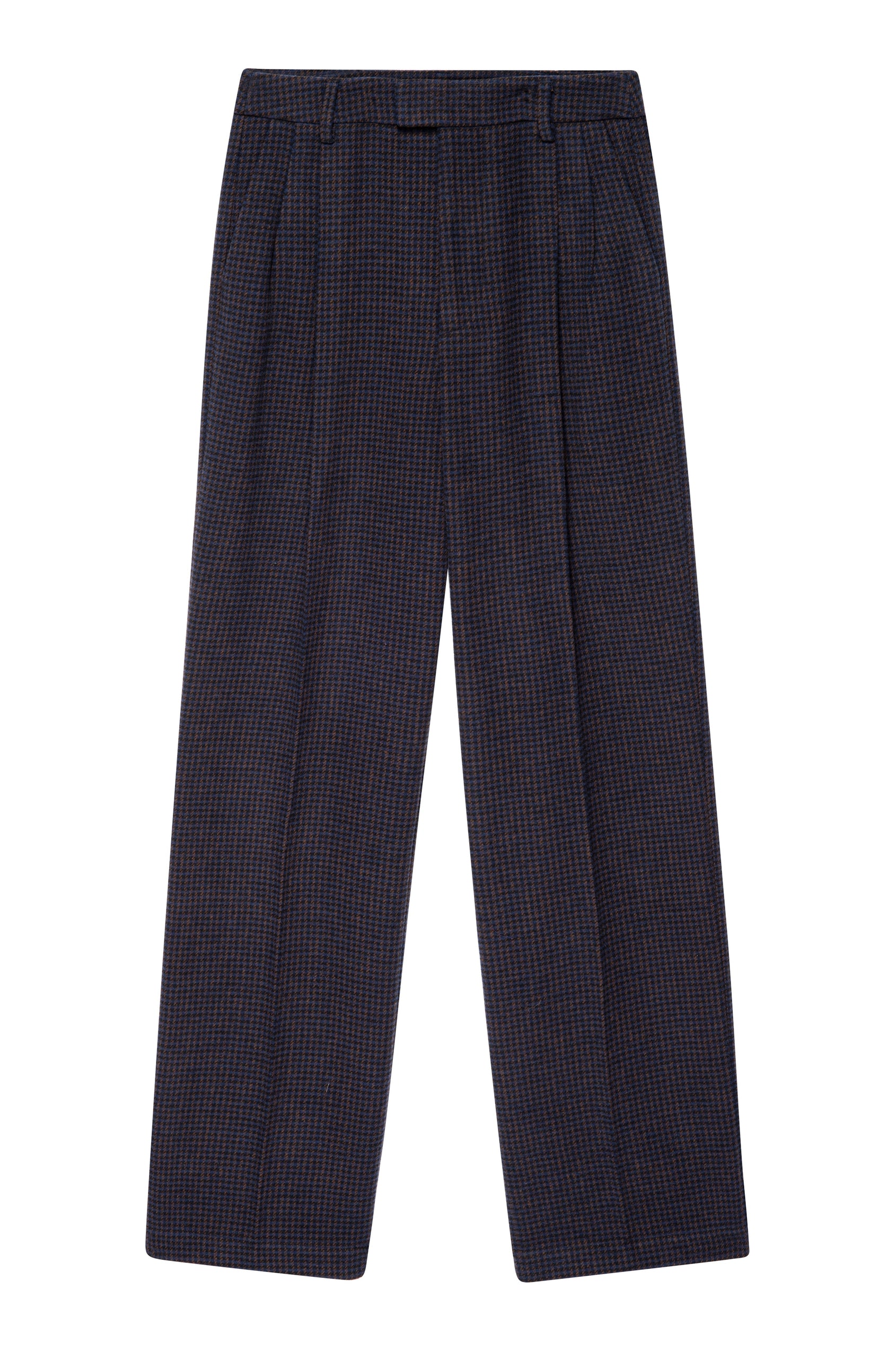 MARNIE PANT - MIDNIGHT BROWN MINI CHECK