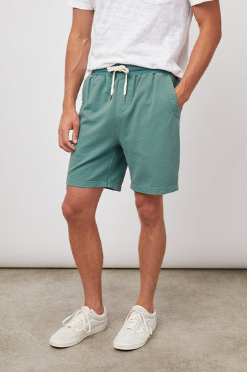 MARTY ALGAE DRAWSTRING SHORT-FRONT
