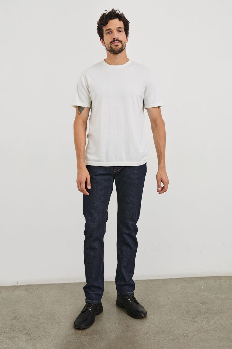MASON COTTON CASHMERE T-SHIRT - CREAM – Rails UK
