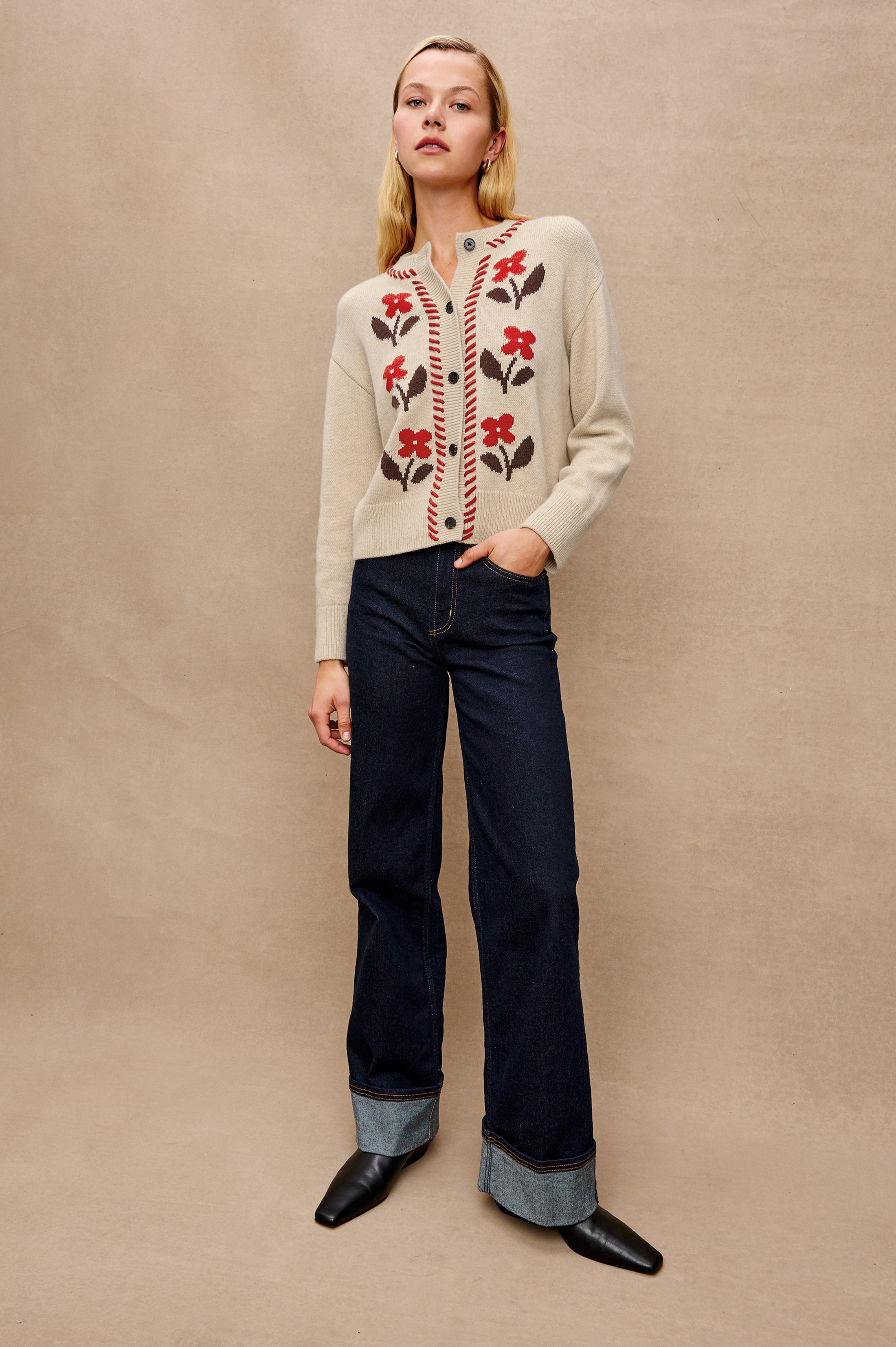 MAVIE CARDIGAN- CAMEL STABLES – Rails UK