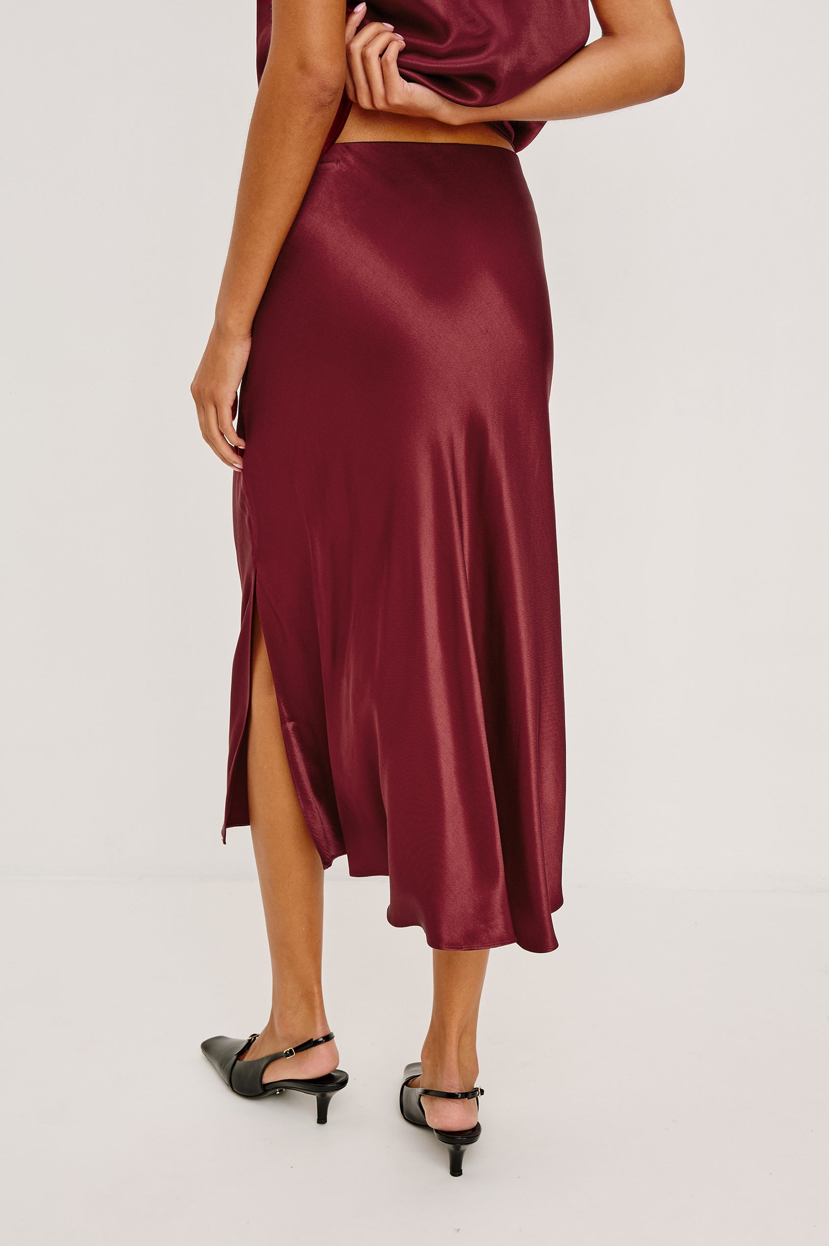 MAYA SKIRT - GARNET