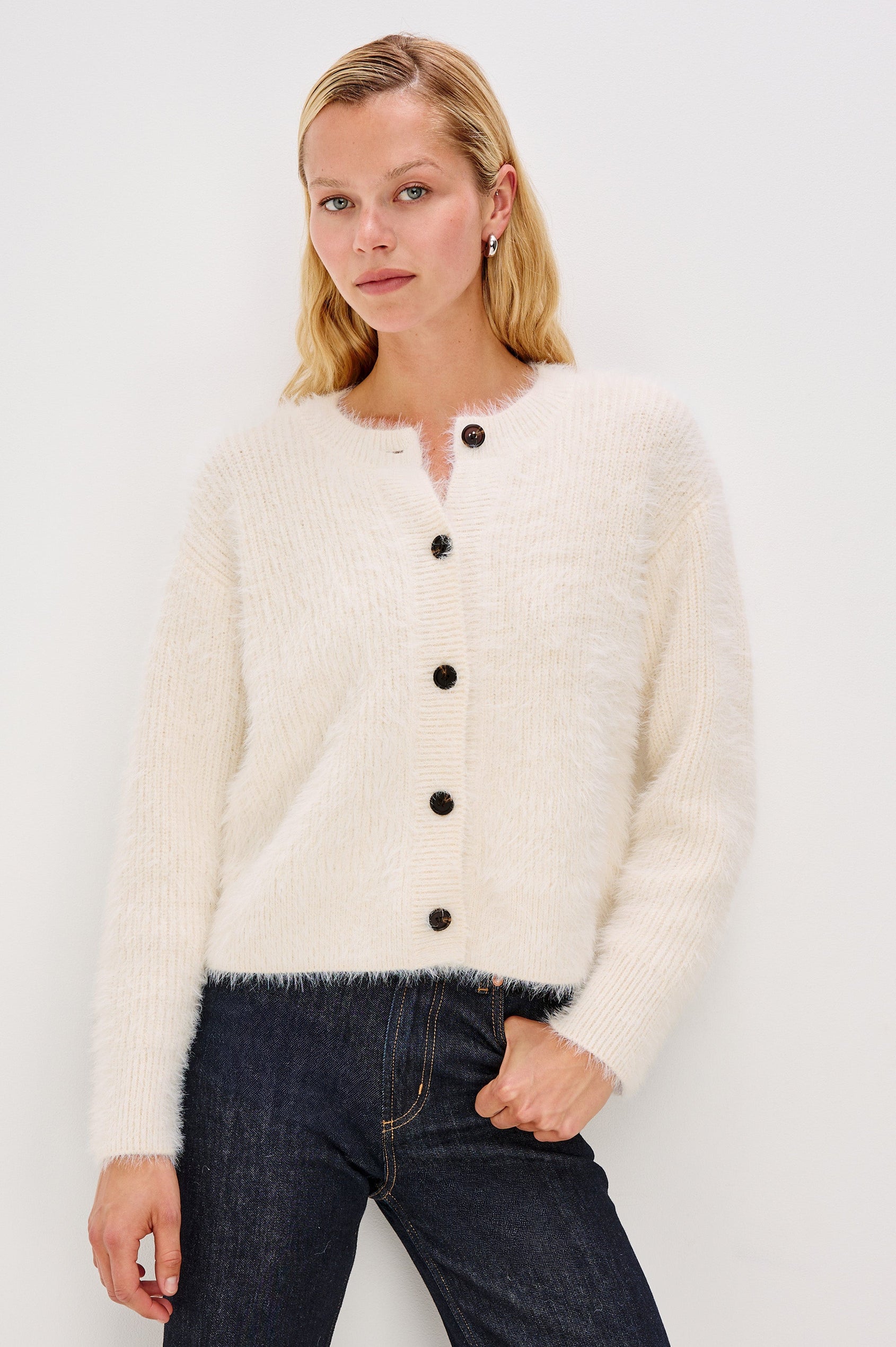 MELO CARDIGAN - IVORY